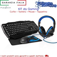 Cuffia Ps4-pc- Nedis con Microfono integrato - Blu/nero | Acquisti Online  su eBay