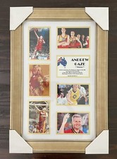 Andrew Gaze Personally Signed and Framed with COA