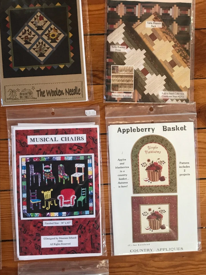 Lote de Prairie Grove Peddler GARDEN HOPPIN Country Threads NORUEGA EN APLIQUES Mu Foto 4 de 4