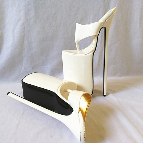 30CM Heel Height Sexy PU Stiletto Heel Platform Sandals US size 5-13 No.P3017 - Picture 3 of 32
