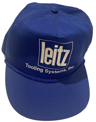 Vintage Leitz Tooling Systems Blue Snapback Cap