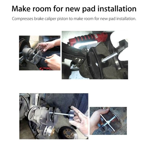 Disc Brake Pad Spreader Installation Caliper Piston Compressor Steel Press Tool - Picture 4 of 9