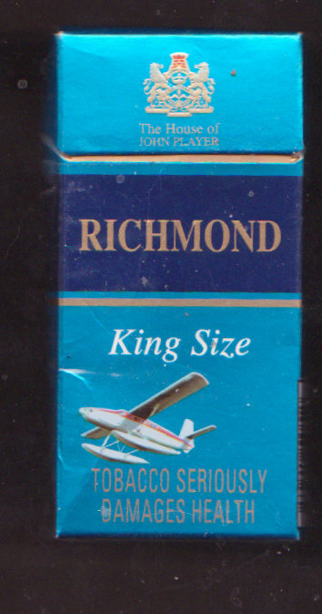 richmond cigarettes uk Empty Packet 10 RICHMOND King Size H