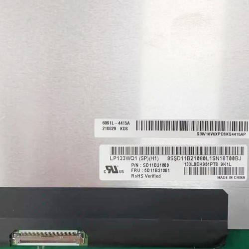 LP133WQ1 SPH2 13.3 inch LED Screen EDP 2560X1600 Display LCD Matrix Laptop Panel - Picture 3 of 3