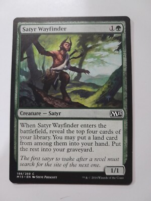 MTG Satyr Wayfinder Magic 2015 198/269 Regular Common | eBay