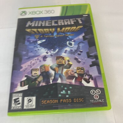 Xbox 360 Minecraft: Story Mode - Season Pass Disc (2015) No Manual Broken Case