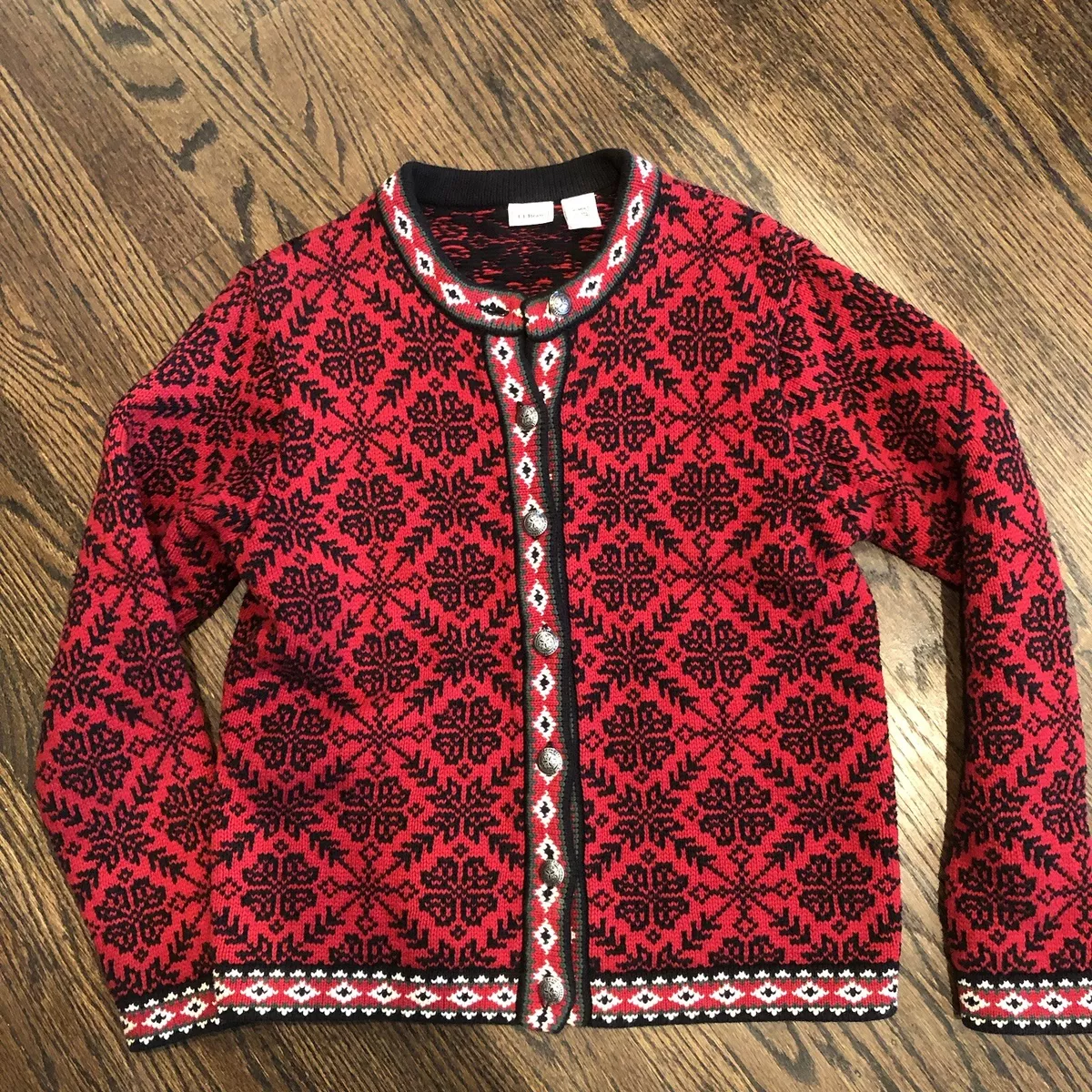 Ll bean norwegian sweater deals women's