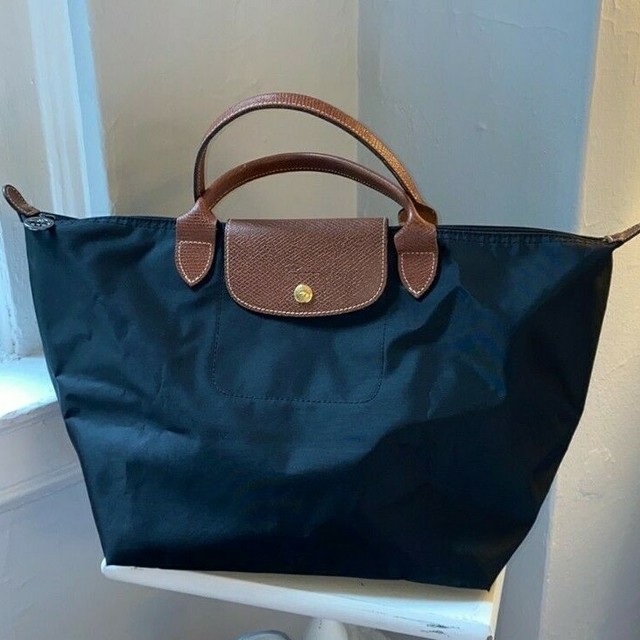 longchamp le pliage medium shoulder tote