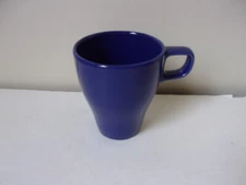 Ikea Navy Blue 8oz. Stackable Coffee Tea Cup Mug- #19894