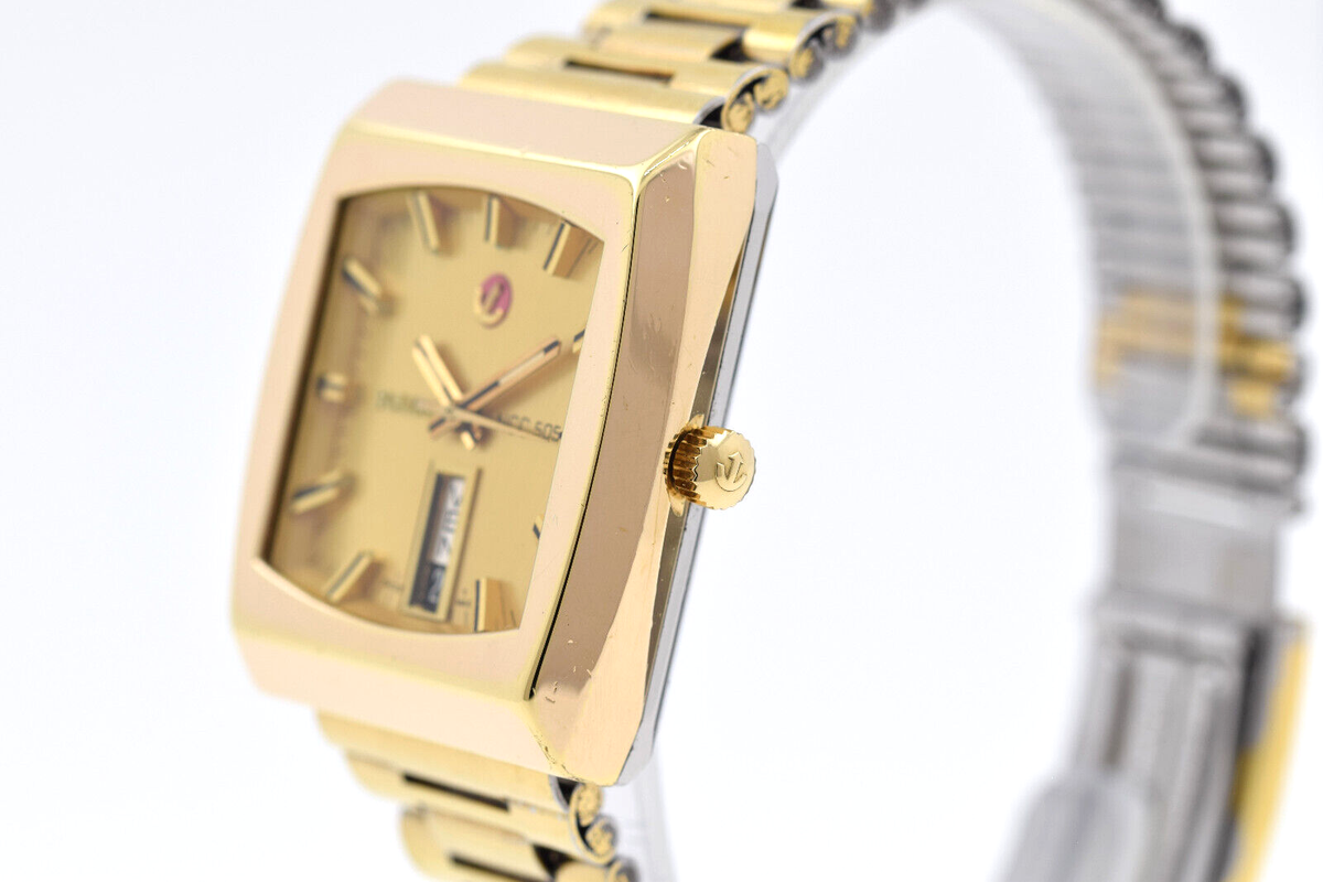 RADO NCC 505 Vintage Watch TV Style Reference 11943 Day-Date