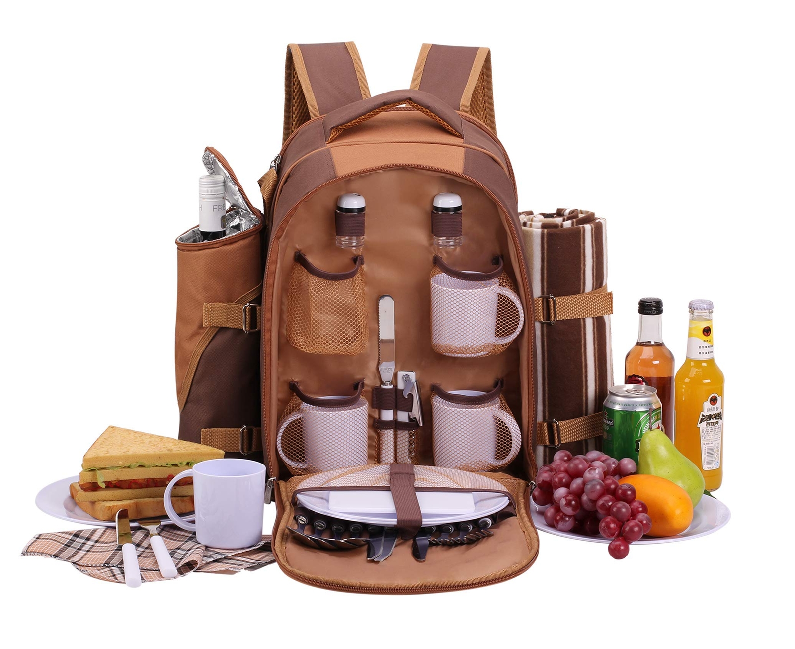 apollo walker Zaino da picnic per 4 persone Zaino da picnic Borsa per (I4a)