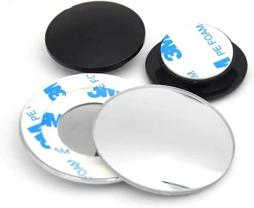 2x Blind Side Spot Mirror Rear View Towing Car Van Motorcycle Adjust Wide Angle - Picture 7 of 7