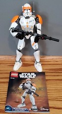 100% Complete & Retired Lego Star Wars: Commander Cody (75108) with Instructions
