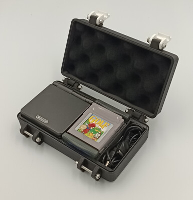 Game Boy Advance SP Protective Carrying Case -Holds Original GBC GBA Games & USB