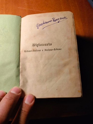DIZIONARIO ANTIC 1872 TEDESCO-ITALIANO, ITA-TED. MASCHKA, 3^ ED. MILANO - Foto 10 di 13