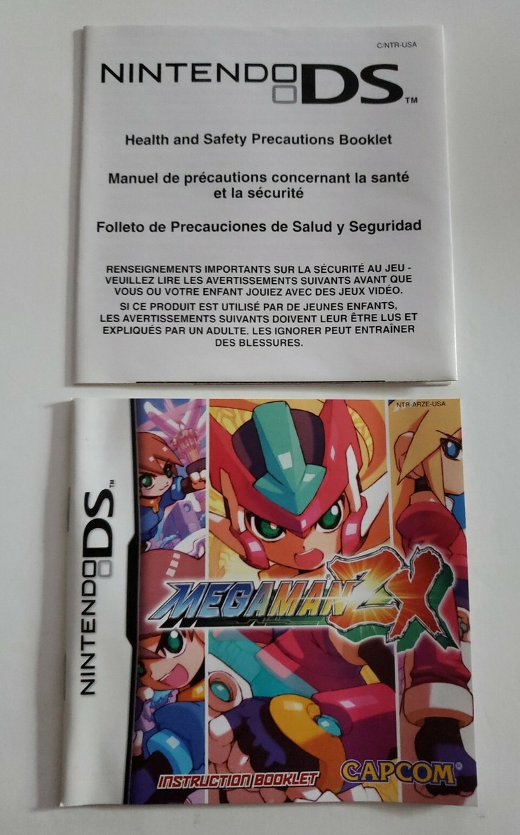 Mega Man ZX Megaman Nintendo DS Lite DSi XL 3DS 2DS Game w/Case