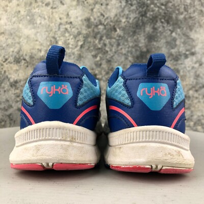 Ryka Women's Size 7.5M Hailee SMT Blue Leather Lace-Up Athletic