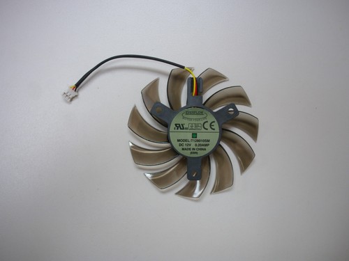 75mm 3 Pin Fan Nvidia GTX 460 Video Card Everflow T128010SM (PLD08010S12H) USA - Picture 2 of 3
