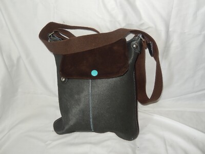 GABS HANDBAG SHOPPER FUR SUEDE GREY BROWN 