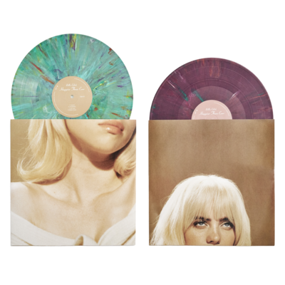 Billie Eilish Happier ThanEver Gucciレコード Billie Eilish x Gucci Nail Stickers And Happier Than Ever Vinyl