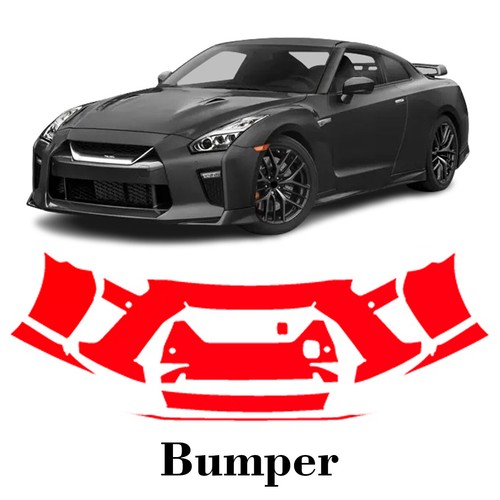 Front bumper PreCut PPF Paint Protection Film For Nissan GTR 2017-2022