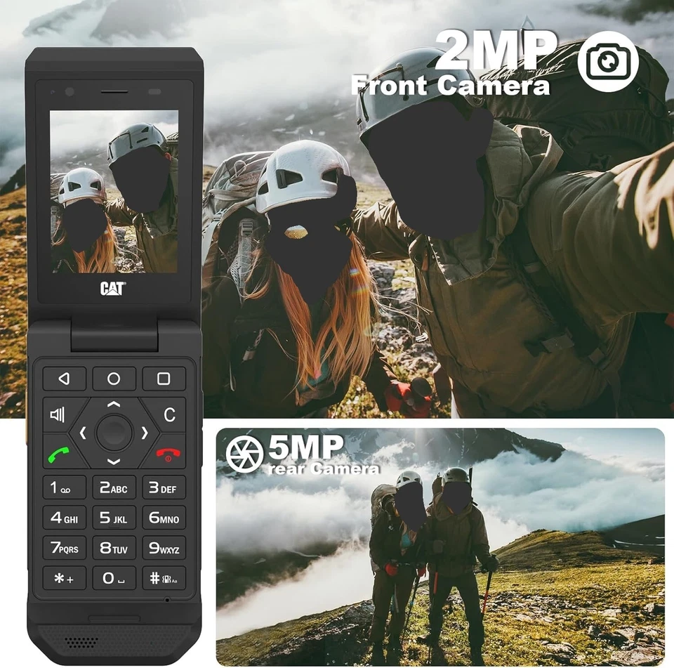 CAT S22 FLIP phone - 16 GB - Black (T-Mobile) NEW  - Image 4 of 4