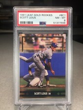 1991 Leaf Gold Rookies Scott Leius #BC1 - PSA 8 - POP 3 (only 2 graded higher)