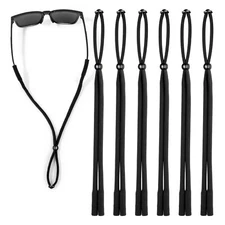 6 PCS, Adjustable Glasses Strap Sports Eyeglass Strap Neck Holders Cord Retainer