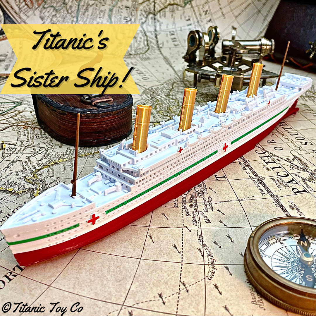12” HMHS Britannic Model, Titanic Model, Titanic Toy For Kids