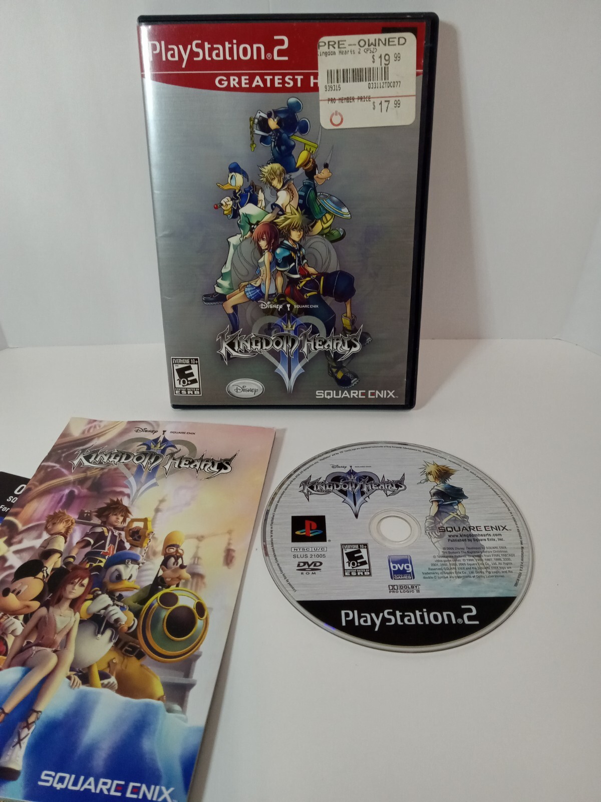 Kingdom Hearts II - PlayStation 2 - Version Française (PAL) - Neuf Sous Blister