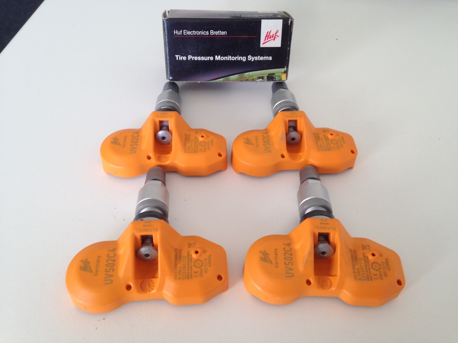 4X NEW HUF/BERU TPMS Tire Pressure Sensors for Audi Ferrari Maserati Porsche VW