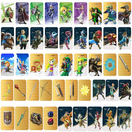 46pcs/set BOTW TOTK Zelda Tears of the Kingdom Mini NFC Cards for Switch/Wii U - Picture 1 of 15
