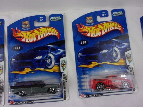 Hot Wheels 2003 lot of 10 cars MIP First Editions Outsider Cadillac LOOK! H178 - Picture 3 of 7