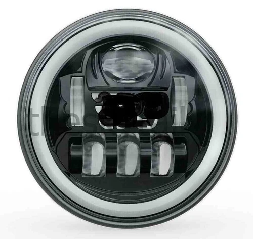 Fit For Royal Enfield 7" LED Headlight Meteor 350cc & New Classic Reborn - Bild 1 von 1