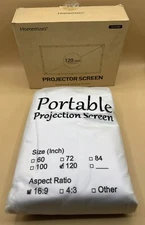 Homemaxs Projector Screen~ 120 Inch Viewing Diagonal~ 16:9 HD