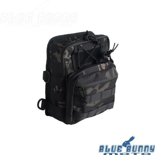 Club Style Handlebar Bag T-Bar Bag For Harley Dyna Street Bob Sportster XL 1200 - Picture 6 of 9