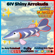 ✨ Shiny Arrokuda 6IV ✨ Pokemon Scarlet & Violet 🚀 Fast 🚀