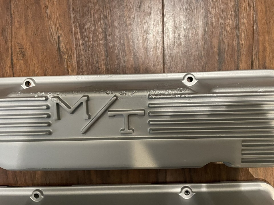 Vintage Mickey Thompson SBC Staggered Valve Covers eBay