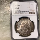 1878-CC Silver Morgan Dollar MS62