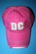 Washington DC Pink Hat Women's America Souvenir Wave Rim Adjustable Baseball Cap