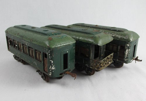 Lionel Vorkrieg Spur O 610 610 612 Personenwagen "New York Central Lines"