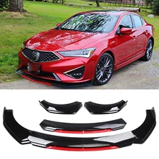 For Acura TLX 2015-2022 Front Bumper Lip Splitter Lower Spoiler Body Kit Red