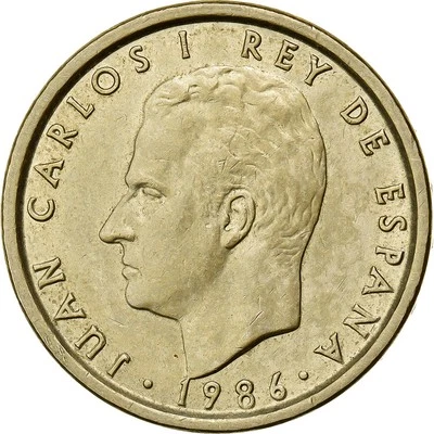 [#198873] Spanien, Juan Carlos I, 100 Pesetas, 1986, Madrid, Aluminum-Bronze, SS - Bild 1 von 2
