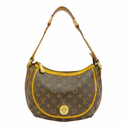 Louis Vuitton Monogram Toulon PM Shoulder Bag M40076 Brown Women's GZl1f6l3