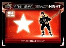 2021-22 Upper Deck Credentials - SOTN First Star - #1S-10 Taylor Hall