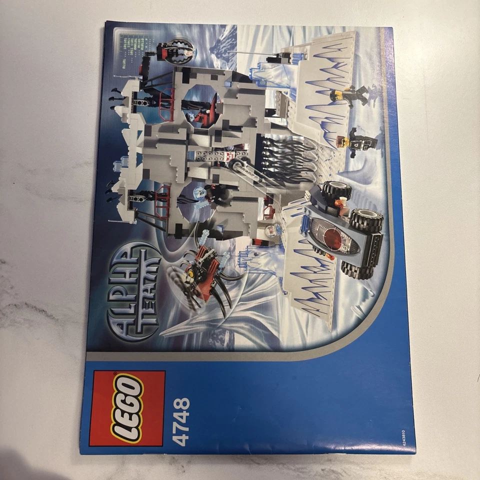 LEGO ALPHA TEAM OGEL'S MOUNTAIN FORTRESS 4748 INSTRUCTION MANUAL ONLY - Image 2 of 4