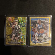 Gold /10 Basketball Lot Dennis Schroeder Mosiac   /10 Markelle Fultz Optic /10