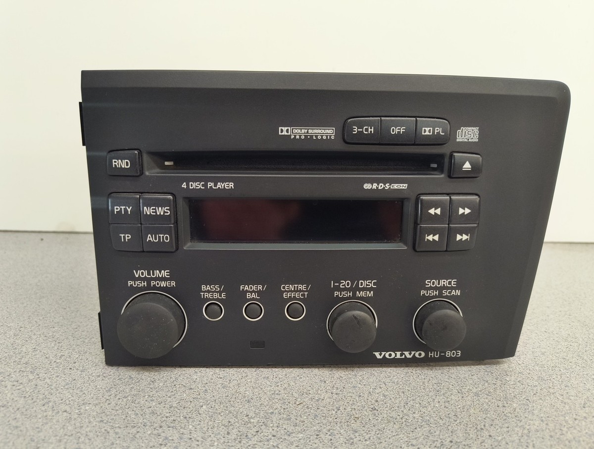 ボルボ V70 後期 HU-850 CD デッキ オーディオ エアコンスイッチ 
