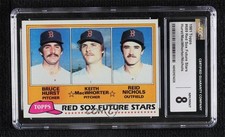1981 Topps Future Stars Bruce Hurst Keith MacWhorter Reid Nichols CGC 8 0n9b