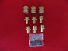 9 PCS Brass Garden Hose Quick Connect Fitting 3/4 Inch GHT Water Stop Set